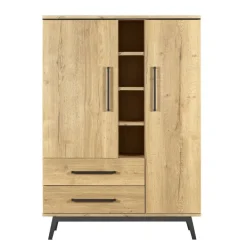 Wandkast Batenburg Naturel - 120x170x45 cm
