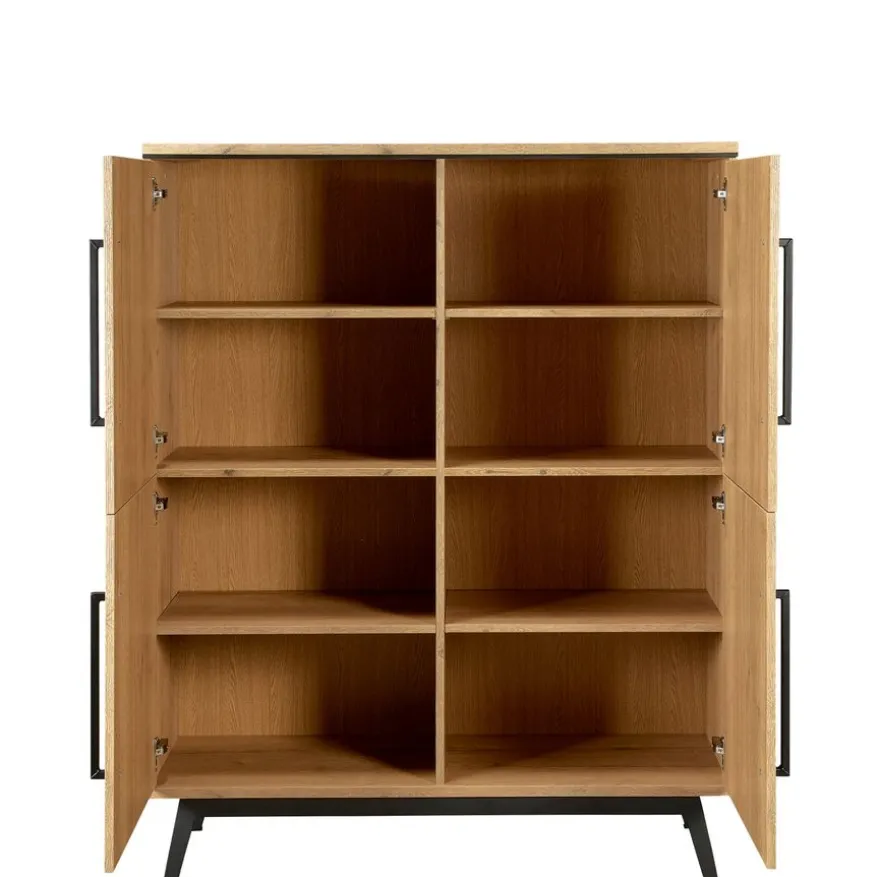 Wandkast Batenburg Naturel - 120x150x45 cm