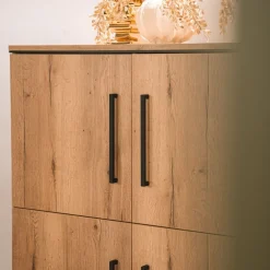 Wandkast Batenburg Naturel - 120x150x45 cm