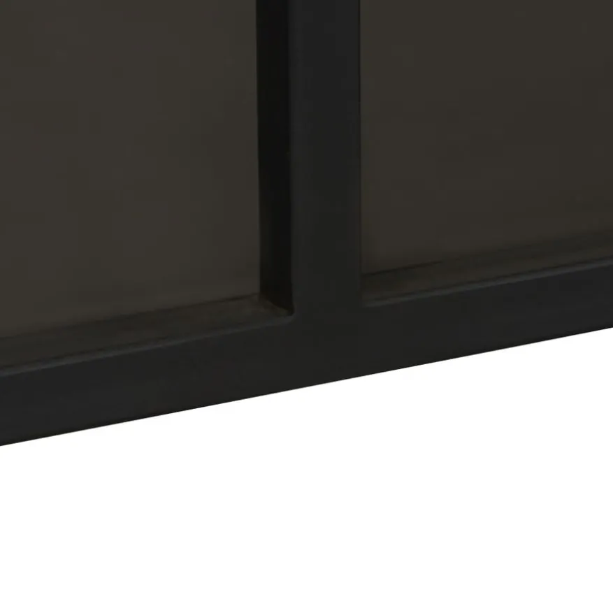 Wandkast Lennard Zwart - 120x195x35 cm