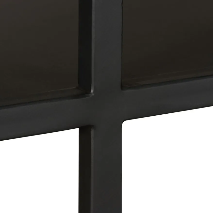 Wandkast Lennard Zwart - 120x195x35 cm