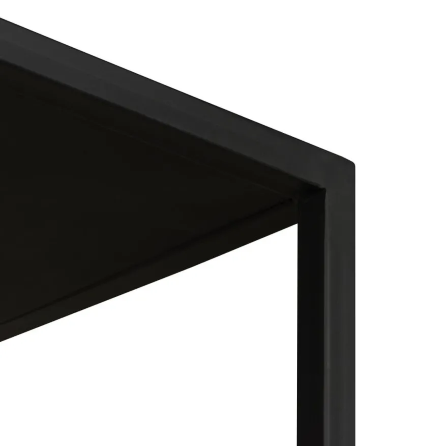 Wandkast Lennard Zwart - 120x195x35 cm
