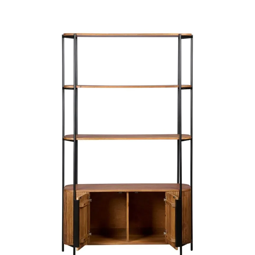 Wandkast Rego Bruin - 98x171x35 cm