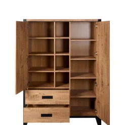 Wandkast Tilburg Naturel - 120x170x45 cm