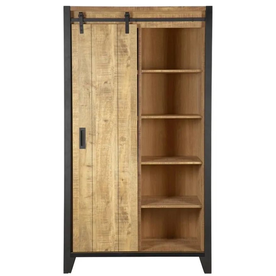 Wandkast Tilburg Naturel - 109x190x45 cm
