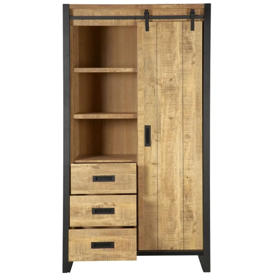 Wandkast Tilburg Naturel - 109x190x45 cm