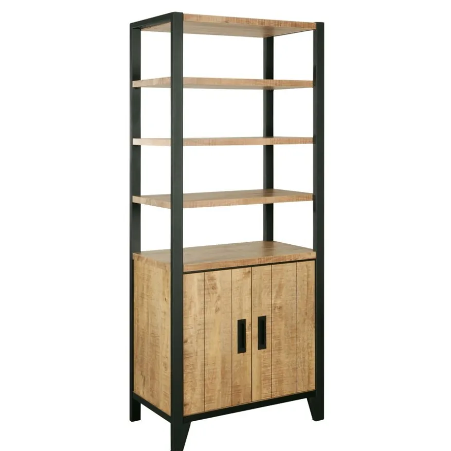Wandkast Tilburg Naturel - 82x200x45 cm