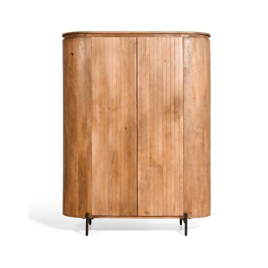 Wandkast Viktor Lichtbruin - 115x150x40 cm
