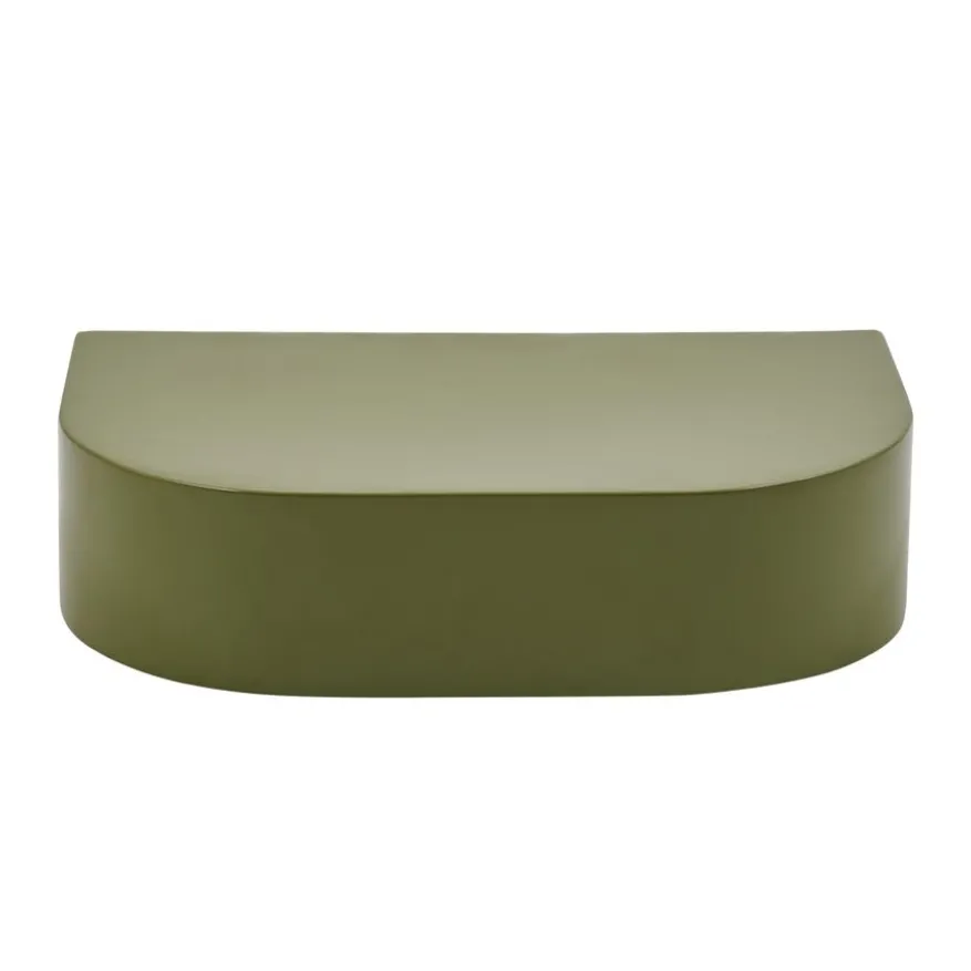Wandplank Disk Groen - 30x20 cm