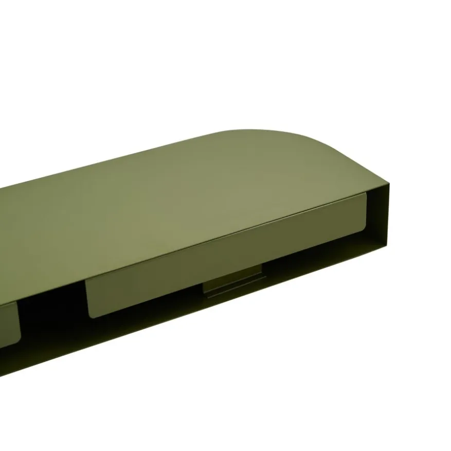 Wandplank Disk Groen - 70x20 cm