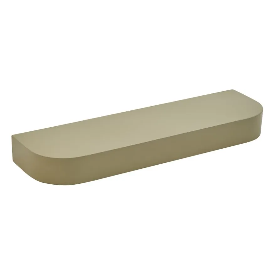 Wandplank Disk Olijfgroen - 70x20 cm