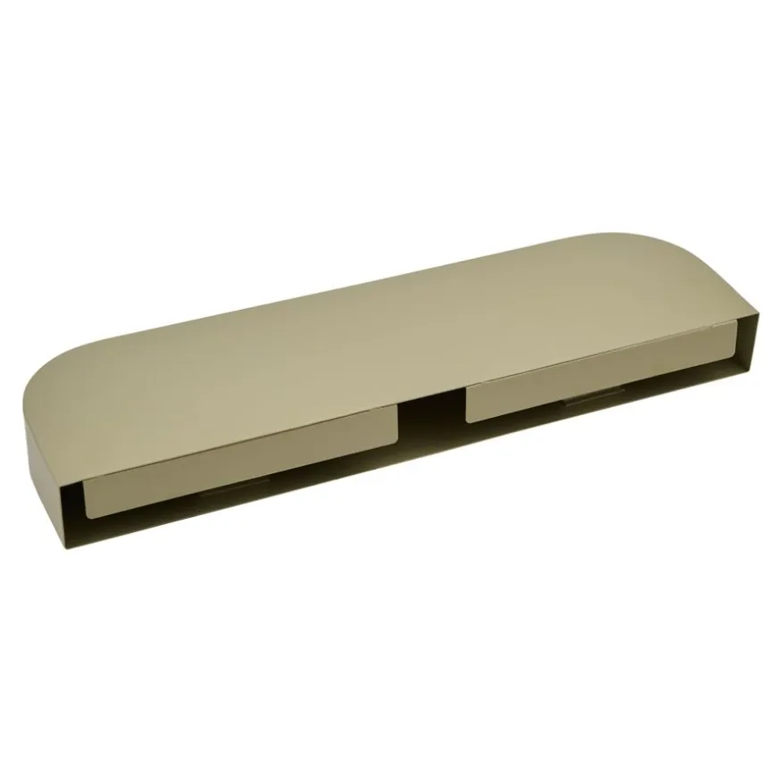 Wandplank Disk Olijfgroen - 70x20 cm