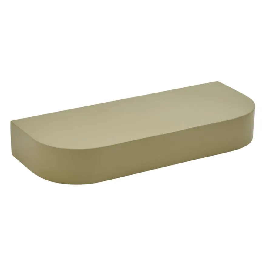 Wandplank Disk Olijfgroen - 50x20 cm