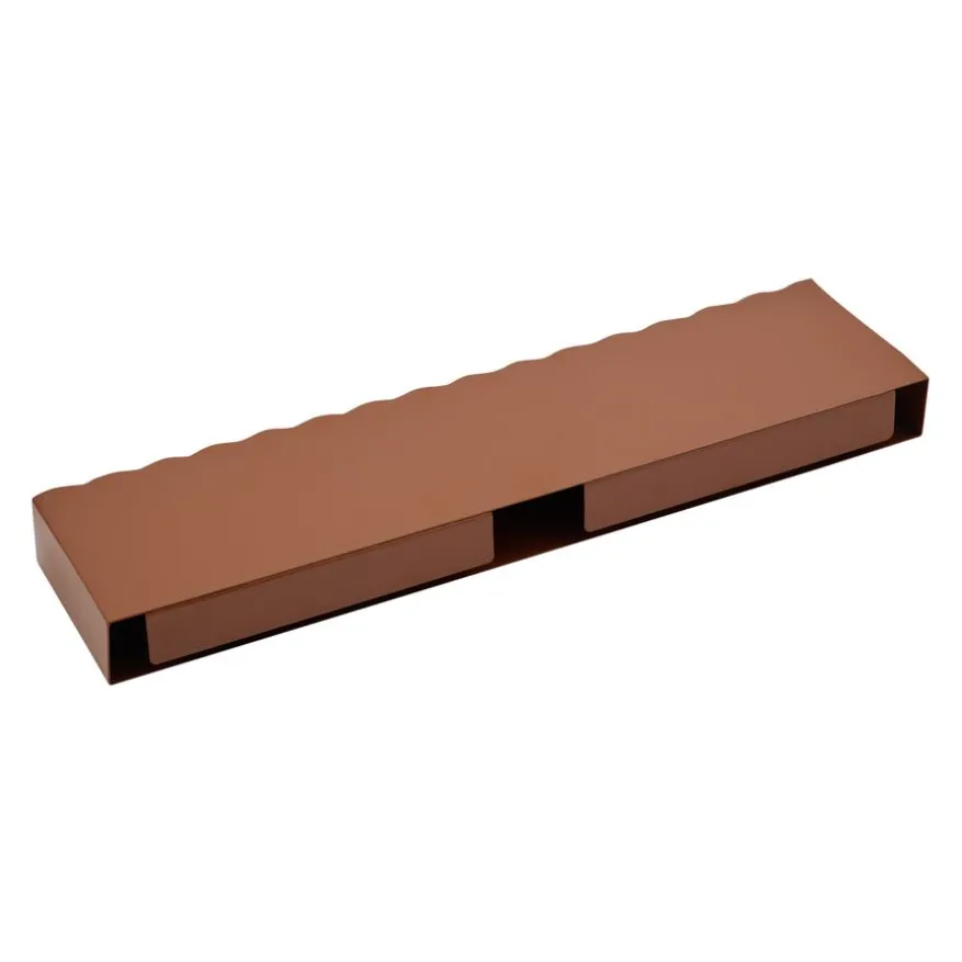 Wandplank Weaves Bruin - 60x15 cm