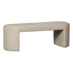 WOOOD Bank Jacob Beige - 130x46 cm