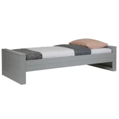 WOOOD Bed Dennis Grijs - 90x200 cm