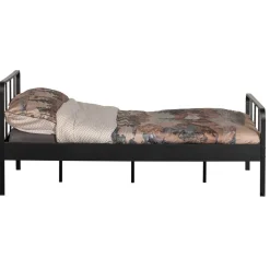 WOOOD Bed Mees Zwart - 120x200 cm