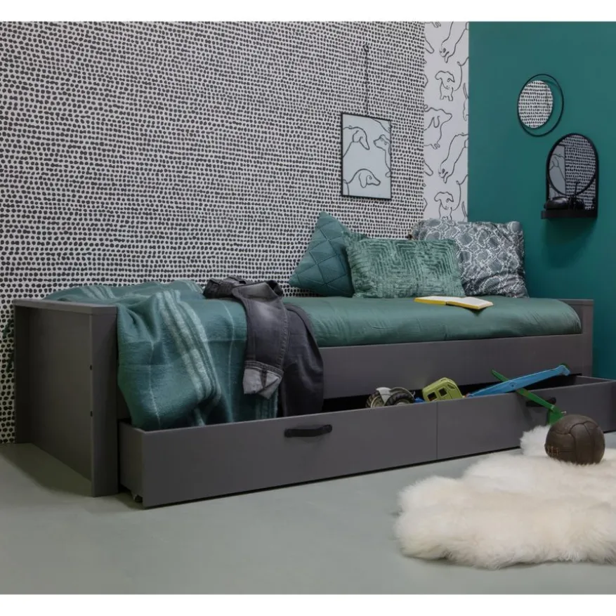 WOOOD Bed Morris Leem - 90x200 cm