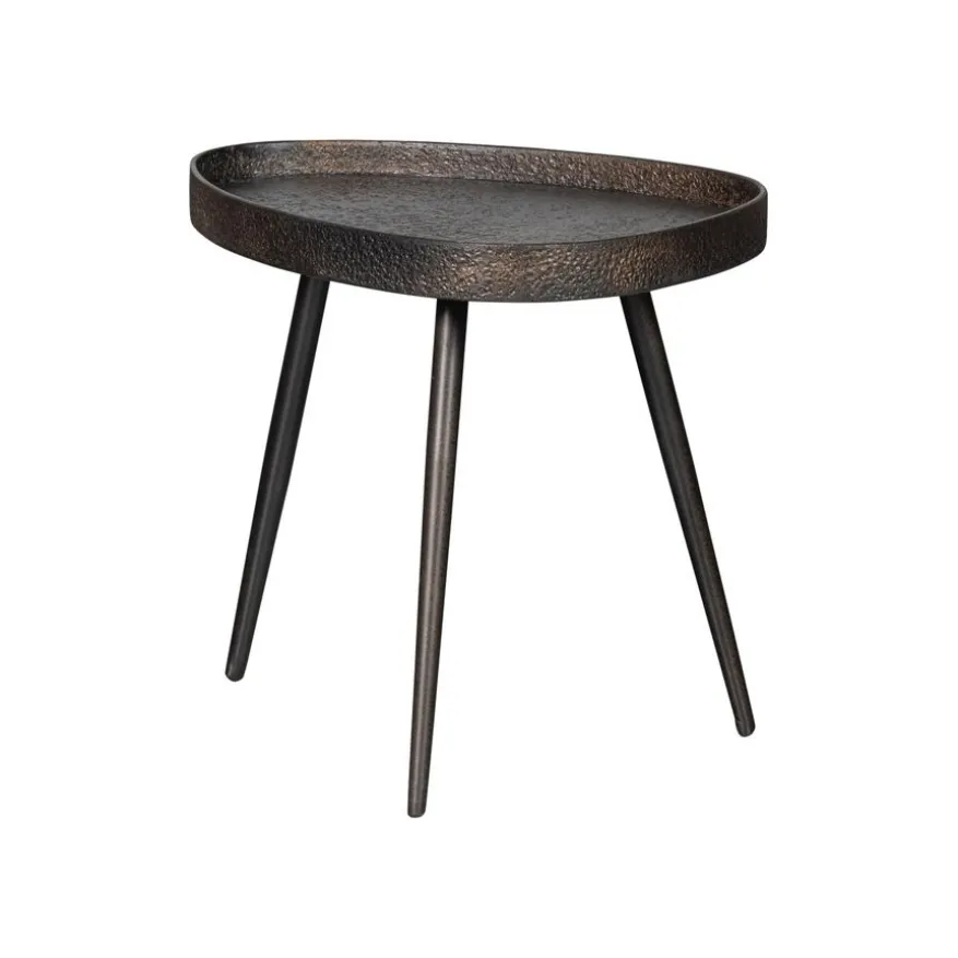 WOOOD Bijzettafel Crude Brons - set 2 stuks