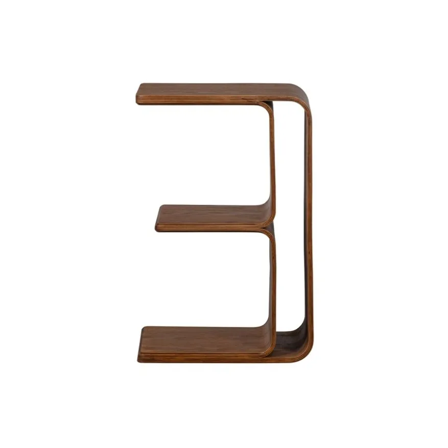 WOOOD Bijzettafel Frey Bruin - 60x32 cm