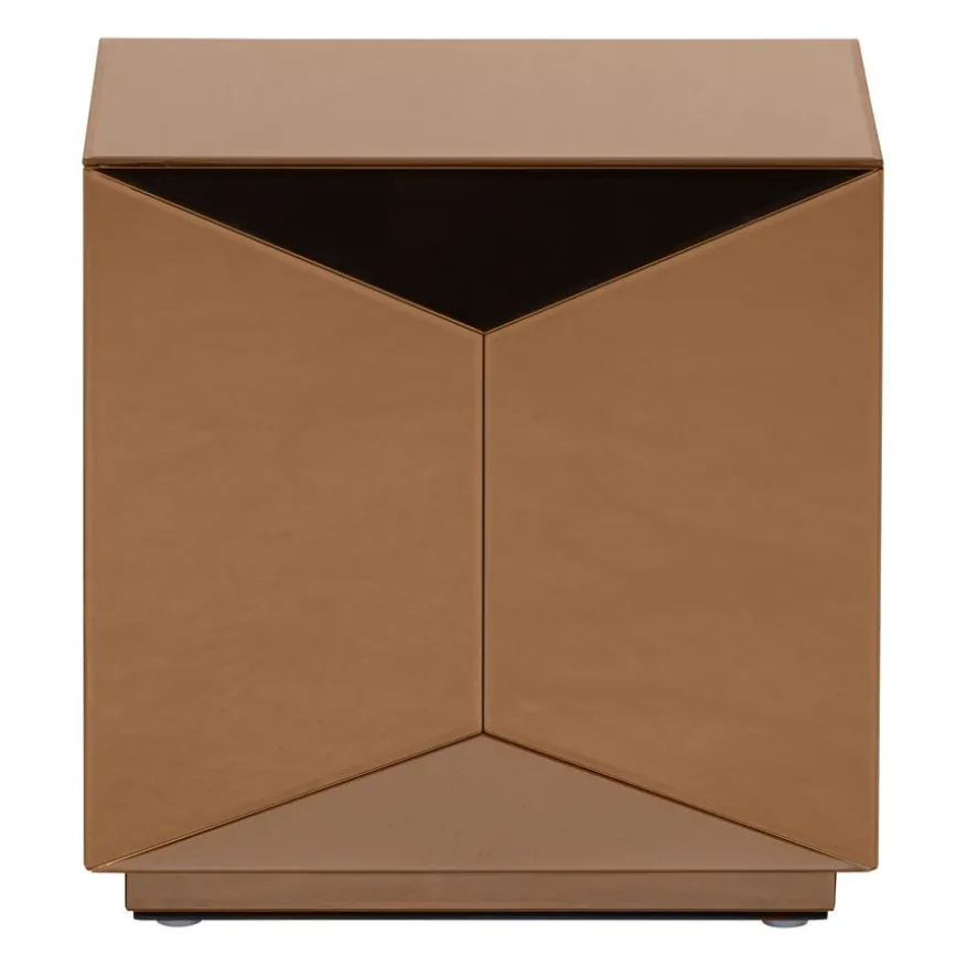 WOOOD Bijzettafel Glintz Bruin - 40x40 cm