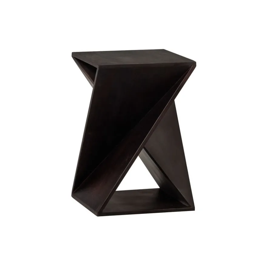 WOOOD Bijzettafel Ikem Donkerbruin - 41x41 cm
