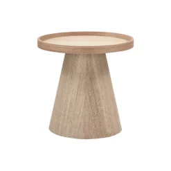 WOOOD Bijzettafel Maud Naturel - Ø 39 cm