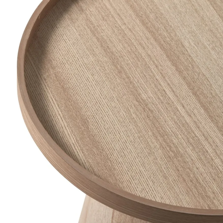 WOOOD Bijzettafel Maud Naturel - Ø 39 cm