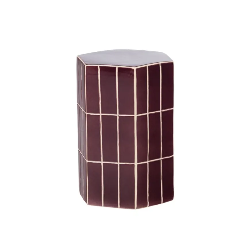 WOOOD Bijzettafel Plu Paars - 30x26 cm