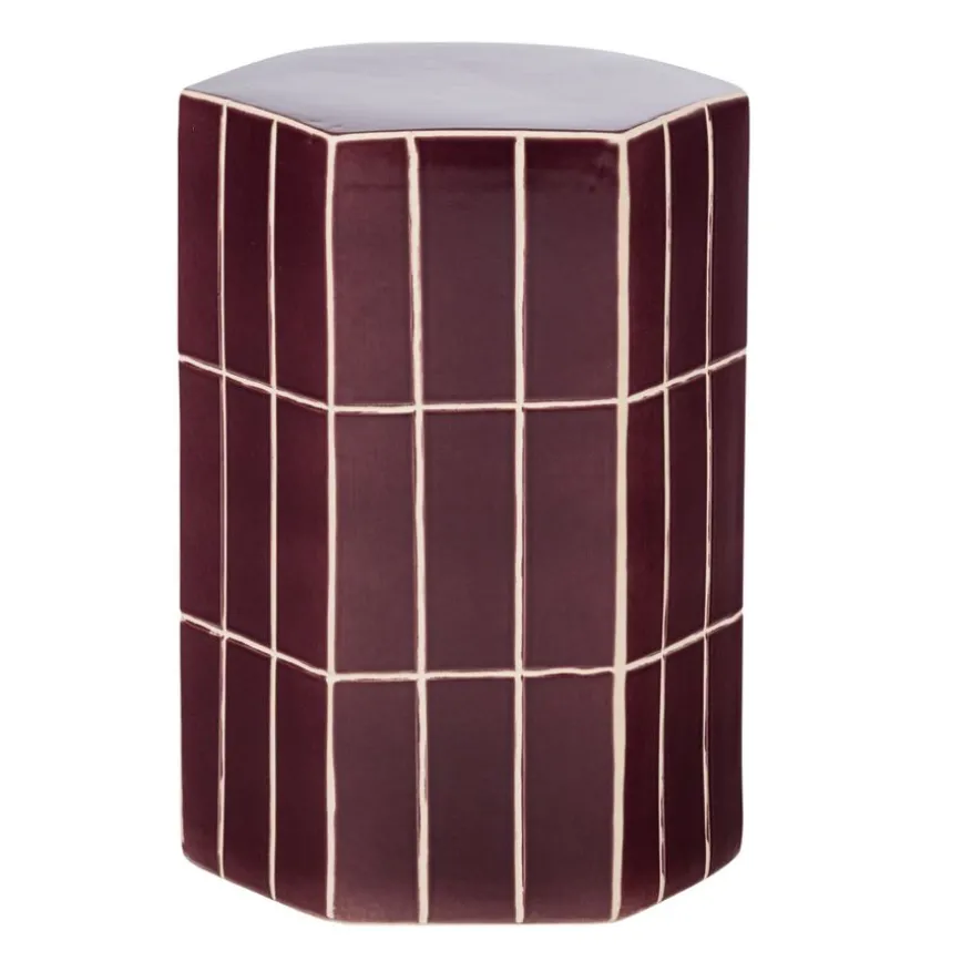 WOOOD Bijzettafel Plu Paars - 30x26 cm