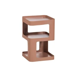 WOOOD Bijzettafel Riv Zalmroze - 35x35 cm