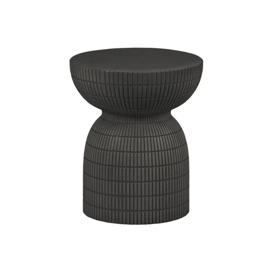 WOOOD Bijzettafel Samson Donkerbruin - Ø 37 cm