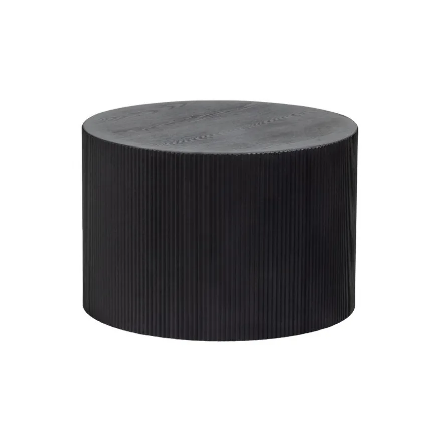 WOOOD Bijzettafel Sanne Zwart - Ø 60 cm