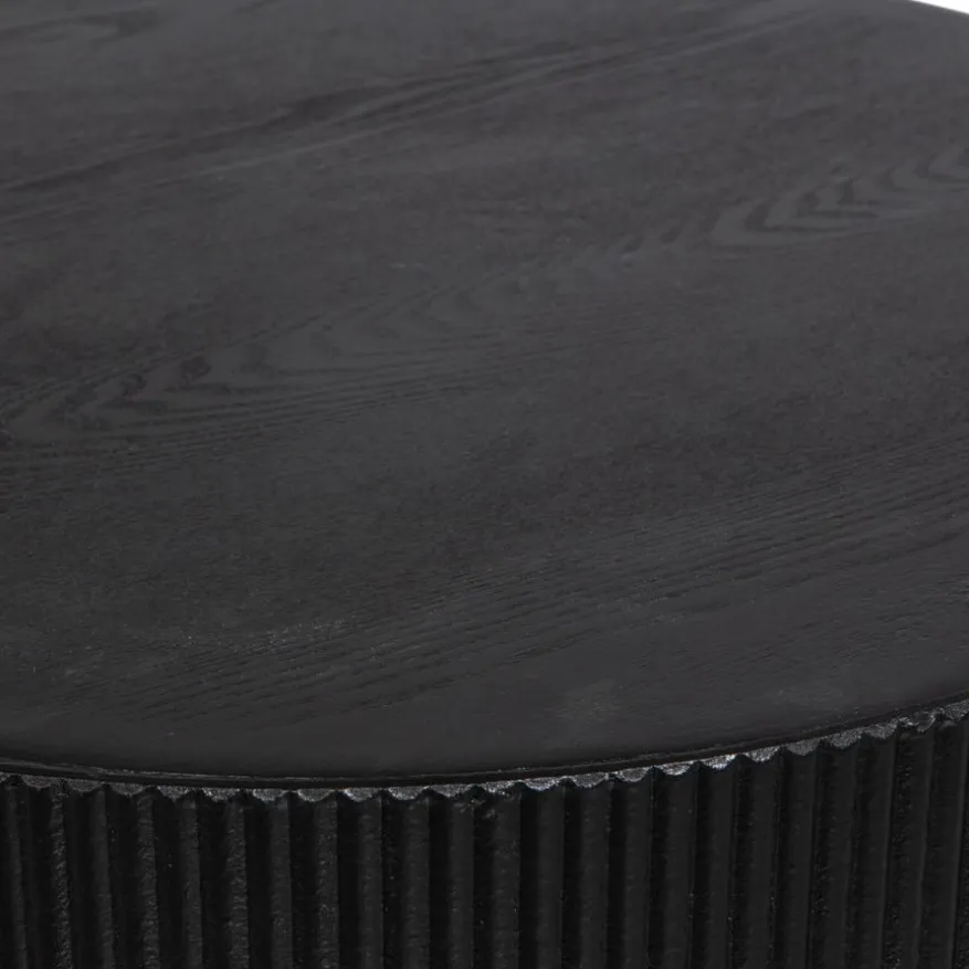 WOOOD Bijzettafel Sanne Zwart - Ø 60 cm