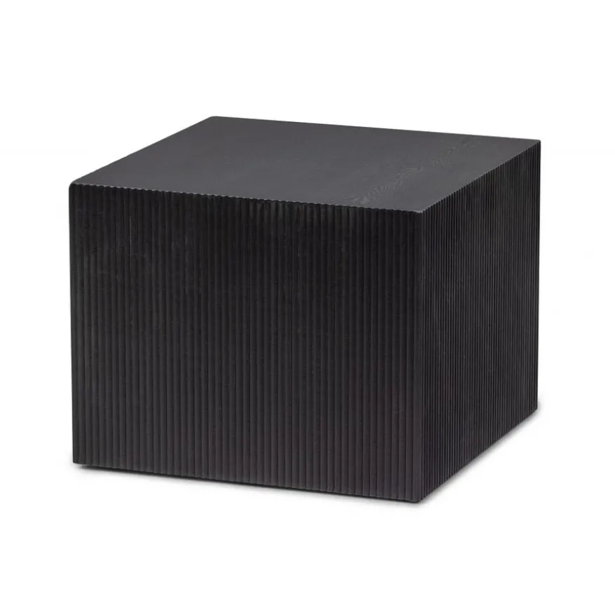 WOOOD Bijzettafel Sanne Zwart - set 2 stuks