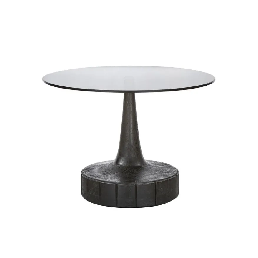 WOOOD Bijzettafel Soya Zwart - Ø 60 cm