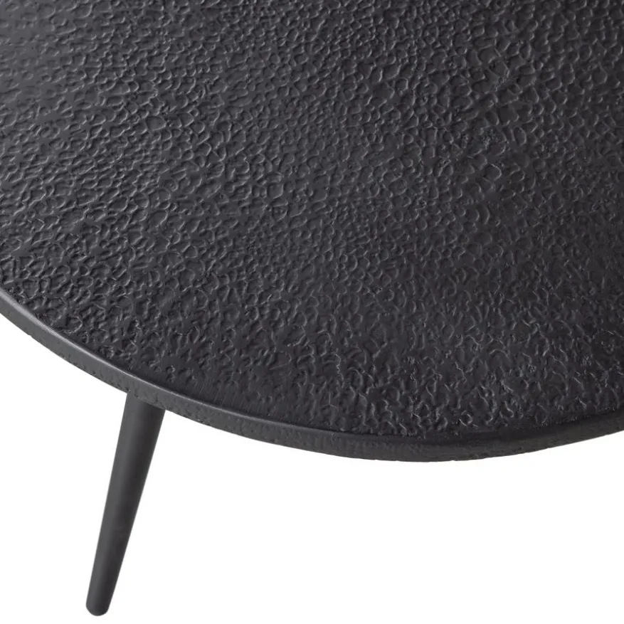 WOOOD Bijzettafel Suze Zwart - set 2 stuks