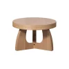 WOOOD Bijzettafel Tala Naturel - Ø 55 cm