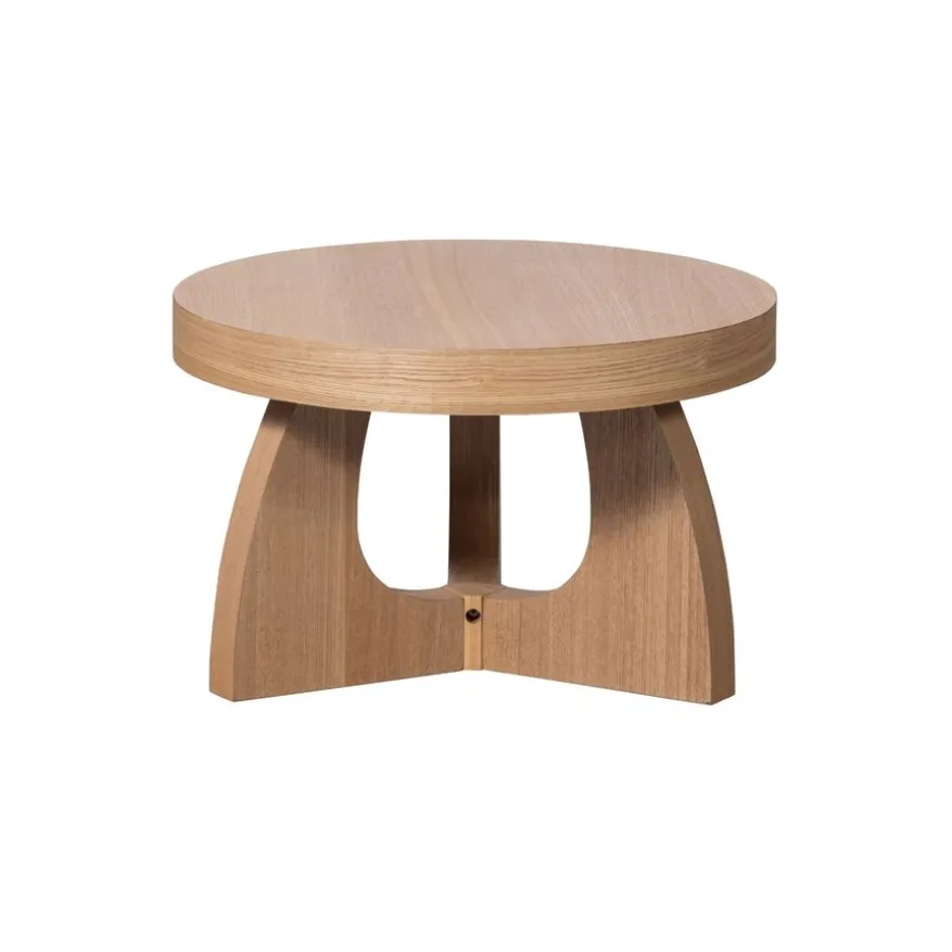WOOOD Bijzettafel Tala Naturel - Ø 55 cm