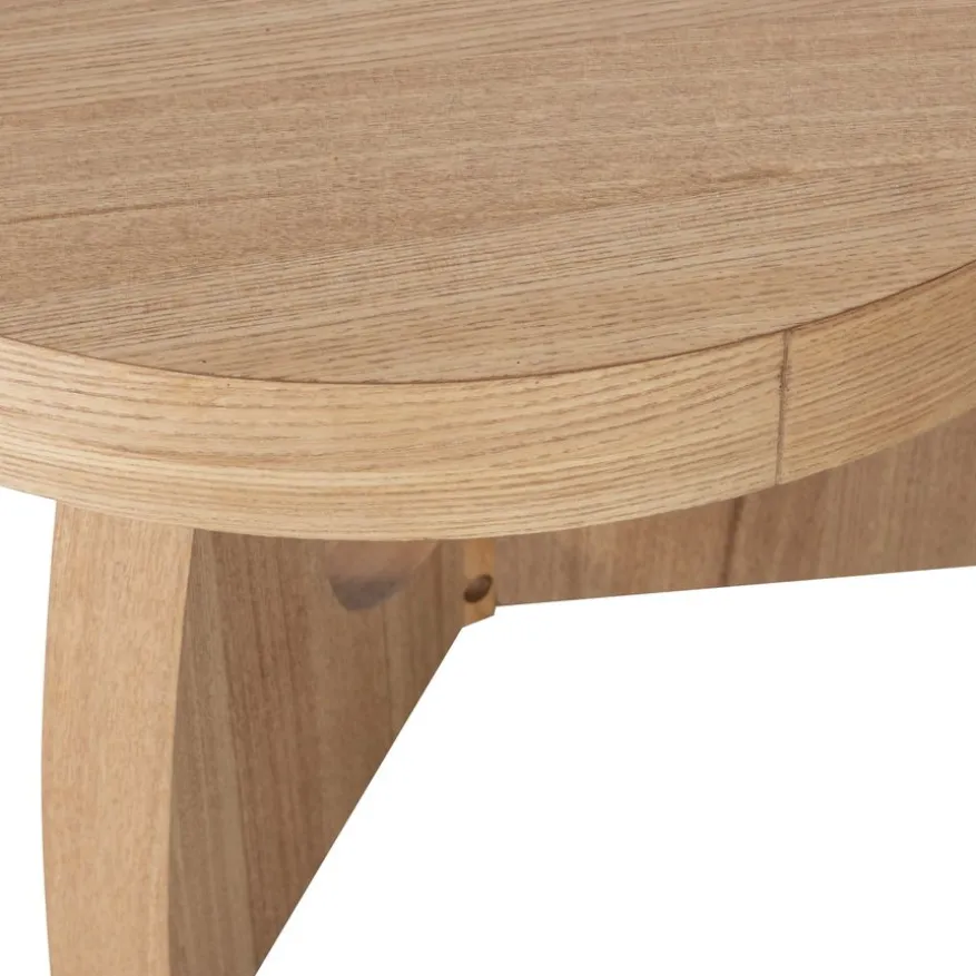 WOOOD Bijzettafel Tala Naturel - Ø 55 cm