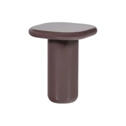 WOOOD Bijzettafel Zava Donkerbruin - Ø 50 cm