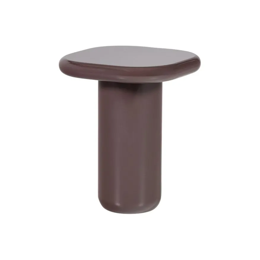 WOOOD Bijzettafel Zava Donkerbruin - Ø 50 cm