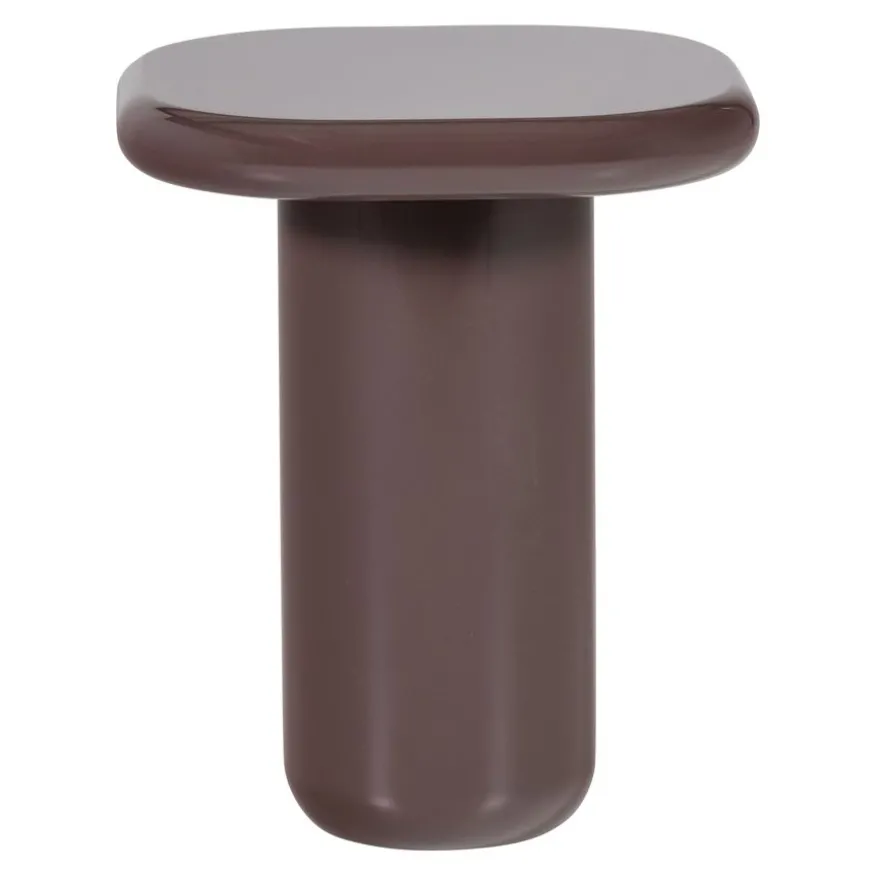 WOOOD Bijzettafel Zava Donkerbruin - Ø 50 cm