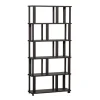 WOOOD Boekenkast Riss Donkerbruin - 90x186x30 cm
