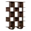 WOOOD Boekenkast Sinne Bruin - 130x180x35 cm