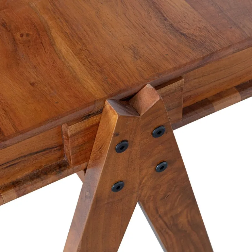 WOOOD Bureau Compartment Bruin - 120x78x50 cm
