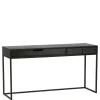 WOOOD Bureau Silas Zwart - 140x75x44 cm