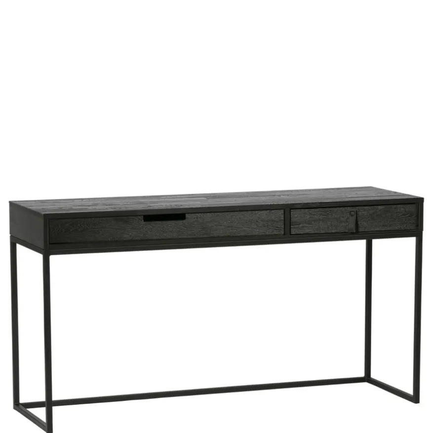WOOOD Bureau Silas Zwart - 140x75x44 cm