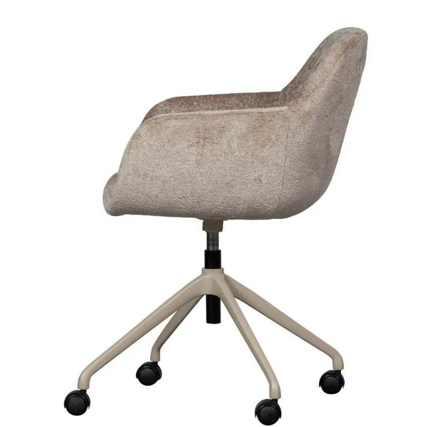 WOOOD Bureaustoel Morros Taupe