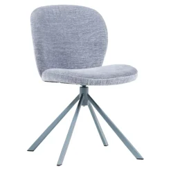 WOOOD Draaibare Eetkamerstoel Femke Blauw
